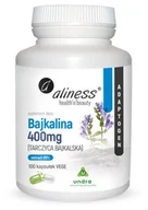 Suplementy naturalne - Aliness Bajkalina 400mg ( Tarczyca Bajkalska) 100 Vege caps. A657-74274 - miniaturka - grafika 1