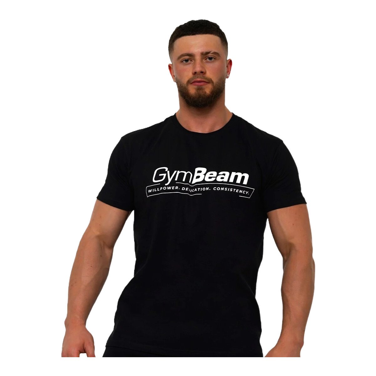 Koszulka męska GymBeam Willpower T-shirt Black M