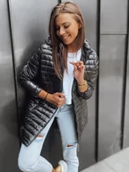 Kurtki damskie - Kurtka damska MEDI czarna Dstreet TY2928-4XL/56 - miniaturka - grafika 1