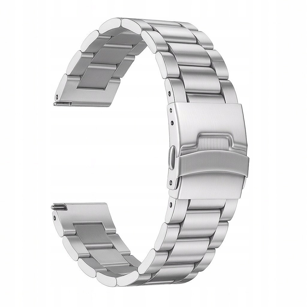 PASEK STALOWA BRANSOLETA DO ZEGARKA SMARTWATCH'A 22MM UNIWERSALNA