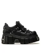 Glany damskie - NEW ROCK Glany M-120N-S26 Czarny - miniaturka - grafika 1