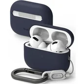 Akcesoria do słuchawek - Etui na słuchawki RINGKE Silicone do Apple Airpods Pro 1/2 Granatowy - miniaturka - grafika 1