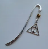 Zakładki do książek - ZAKŁADKA DO KSIĄŻKI HARRY POTTER INSYGNIA ŚMIERCI - miniaturka - grafika 1
