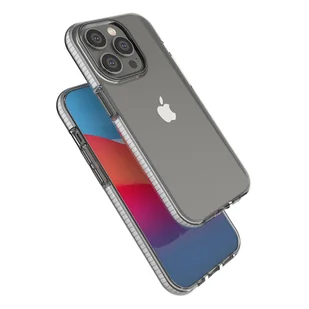 Spring Case etui iPhone 14 Pro silikonowy pokrowiec z ramką jasnoróżowe - Etui i futerały do telefonów - miniaturka - grafika 4