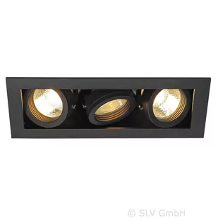 Spotline Reflektor Kadux 3 GU10 - Czarny (115530) - Lampy sufitowe - miniaturka - grafika 1