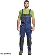 Odzież robocza - CERVA CREMORNE ogrodniczki - męskie ogrodniczki robocze, wytrzymała tkanina bawełnianiana, 60% bawełna, 40% poliester - granatowy 58 - miniaturka - grafika 1