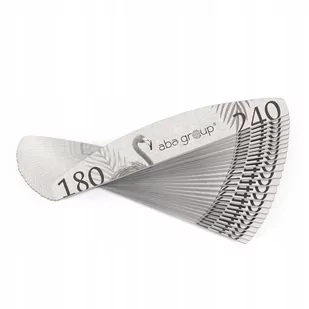 Aba Group Pilnik do Paznokci Łódka 180/240 Slim Zestaw 25szt. - Akcesoria do paznokci - miniaturka - grafika 1