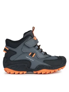 Geox Śniegowce Jr New Savage B Abx J261WB 050BU C0904 S Szary - Buty dla chłopców - miniaturka - grafika 1