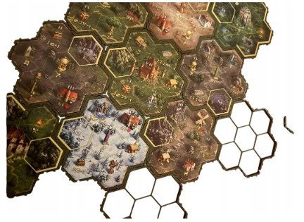Heroes 3 - Ramka / Podstawka Pod Kafle Terenu - 12 szt. Gra Planszowa