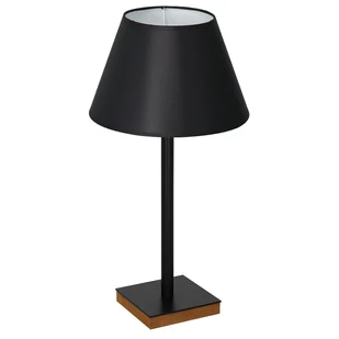 Luminex Table lamps 3759 Lampa stołowa lampka 1x60W E27 czarny/naturalny/biały - Lampy stojące - miniaturka - grafika 1
