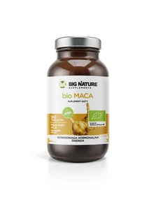 Big Nature Maca - suplement diety 90 tab. Bio - suplement - Serce i układ krążenia - miniaturka - grafika 1