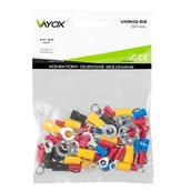 Kostki, złączki, wtyczki - Konektory izolowane oczkowe 62 sztuki VMKO-62 vayox - miniaturka - grafika 1