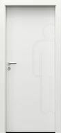 Drzwi wewnętrzne - Porta Drzwi Wewnętrzne Pełne Factor 6 Lakier Biały - miniaturka - grafika 1