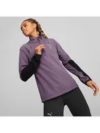 Koszulki sportowe damskie - Puma Koszulka funkcyjna w kolorze fioletowo-antracytowym - miniaturka - grafika 1