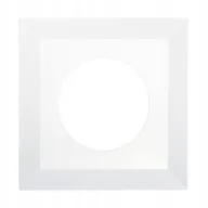 Gniazdka elektryczne - Osłonka ściany bezbarwna pod wyłącznik podtynkowy MT067P - miniaturka - grafika 1