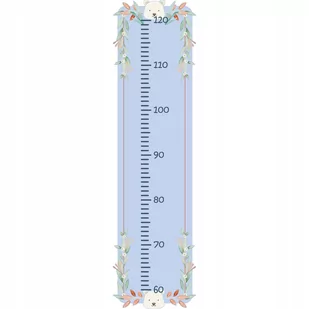 NAKLEJKA NA ŚCIANE MIARKA WZROSTU BIAŁY MIŚ Z2 - Naklejki na ścianę NAKLEJKA NA ŚCIANE MIARKA WZROSTU BIAŁY MIŚ Z2 - Naklejki na ścianę - miniaturka - grafika 1