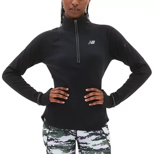 Bluza New Balance WT23252BK - czarna - Bluzy sportowe damskie - miniaturka - grafika 1