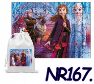 Puzzle - PUZZLE 70 EL. UKŁADANKA PREZENT FROZEN ELZA OLAF + WORECZEK Z NADRUKIEM - miniaturka - grafika 1