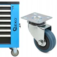 Meble modułowe i akcesoria - Koło Obrotowe Skrętne Gumowe Do Wózka Szafki Pp 75 mm G71501 Geko - miniaturka - grafika 1