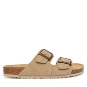 Klapki i japonki damskie - Klapki Tamaris 1-27543-42 Beżowy - miniaturka - grafika 1