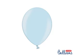 Balony Strong 27cm Metallic Baby Blue 100 sztuk SB12M-011 - Baby shower i roczek - miniaturka - grafika 1