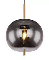 Lampy sufitowe - Globo Blacky 15345H1MM lampa wisząca zwis 1x60W E27 dymiona/mosiądz - miniaturka - grafika 1