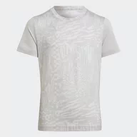 Koszulki dla dziewczynek - adidas Koszulka dziewczęca (krótki rękaw), Biały/szary dwa/odblaskowy srebrny, 7-8 lat - miniaturka - grafika 1