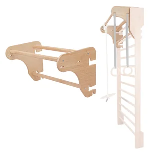 inSPORTline Drążek do podciągania na drabinkę gimnastyczną inSPORTline Steadyline 90 cm DRM013 - Wyposażenie sportowe i gimnastyczne - miniaturka - grafika 1