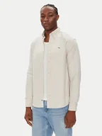 Koszule męskie - Tommy Jeans Koszula DM0DM21298 Beżowy Regular Fit - miniaturka - grafika 1