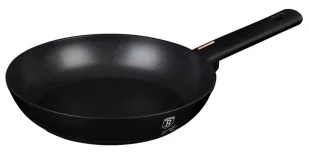 Czarna patelnia z tytanową powłoką 24cm S7-H81 - Patelnie - miniaturka - grafika 1