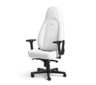 Fotele gamingowe - Noblechairs ICON White Edition Gamingowy do 150kg Skóra ECO High Tech Biały - miniaturka - grafika 1