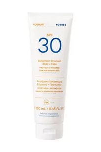 Korres Yoghurt Emulsja ochronna do ciała i twarzy SPF30 - Balsamy i kremy do opalania - miniaturka - grafika 1