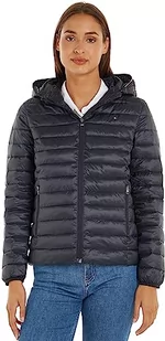 Tommy Hilfiger Damska kurtka LW wyściełana globalna w paski, pustynne niebo, XL, Pustynne niebo - Kurtki damskie - miniaturka - grafika 1