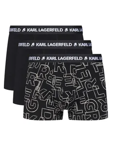 KARL LAGERFELD Komplet 3 par bokserek A3M47014 Czarny - Majtki męskie - miniaturka - grafika 1