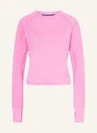 Koszulki i topy damskie - Salomon Koszulka Do Biegania Shakeout Core pink - SALOMON - miniaturka - grafika 1