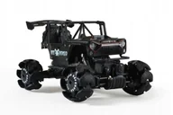 Zabawki zdalnie sterowane - SAMOCHÓD ZDALNIE STEROWANY CRAWLER AUTO DYM + WYCZYNOWE KOŁA CZARNY - miniaturka - grafika 1