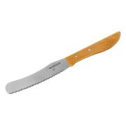 Noże kuchenne - Stalowy nóż do chleba i masła z drewnianą rękojeścią Nirosta Wood - miniaturka - grafika 1