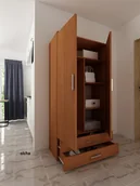 Szafki na buty - Szafka na buty LOCO Ofelia SM, olcha, 180x90x40 cm - miniaturka - grafika 1