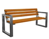 Ławki ogrodowe - Ławka na taras 180cm Lavero M5-T23 - miniaturka - grafika 1