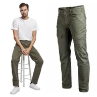 Odzież taktyczna i umundurowanie - Spodnie BRANDIT Adven Slim Fit Trousers Oliv S - miniaturka - grafika 1