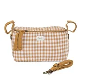 Zestawy naczyń dla dzieci - 3 Sprouts Organizer Do Wózka Quilted Gingham Mustard Print - miniaturka - grafika 1