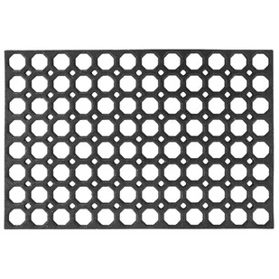 Wycieraczka MULTI-DECOR Honey Comb Czarny 60 x 80 cm - Wycieraczki - miniaturka - grafika 1