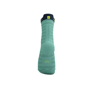 COMPRESSPORT Skarpetki do biegania PRORACING SOCKS V4 ULTRALIGHT RUN HIGH shell blue/blues - Skarpetki sportowe męskie - miniaturka - grafika 6