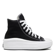 Trampki damskie - Trampki Converse Chuck Taylor All Star Move Platform 568497C Czarny - miniaturka - grafika 1
