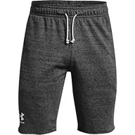 Spodenki męskie - Under Armour Under Armour Szorty męskie Rival Terry szary Pitch Gray Full Heather / / Onyx White (012) m 1361631-012-Medium - miniaturka - grafika 1