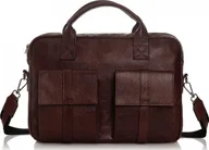 Torby na laptopy - SKÓRZANA TORBA NA LAPTOP SOLOME JUKON - miniaturka - grafika 1