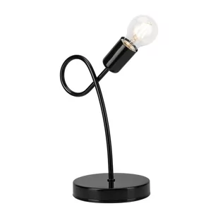 Czarna lampa stołowa − LAMKUR - Noże stołowe - miniaturka - grafika 1