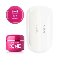 Żele do paznokci - Silcare Żel Base One Bianco W1 Naturale 30g - miniaturka - grafika 1