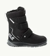 Śniegowce damskie - JACK WOLFSKIN ŚNIEGOWCE DZIECIĘCE NA RZEPY CZARNE 36 JJA - miniaturka - grafika 1