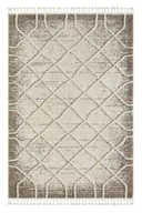 Dywany - Dywan MY-RUG, Meera 1, 200x140, beżowy, dywan z wysokim włosiem, efekt high-low, lekko błyszczący, prostokątny - miniaturka - grafika 1